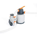 Бассейн каркасный Bestway, 732х366х132 см, Power Steel, 56475, фильтр-насос, лестница, тент, 30045 л, поплавок-дозатор - фото 3