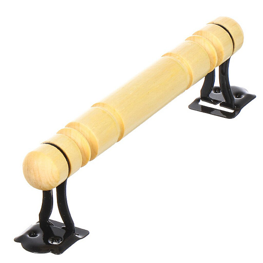 Ручка-скоба НЧ РС-200 2ТР, 33788, резная, светлое дерево