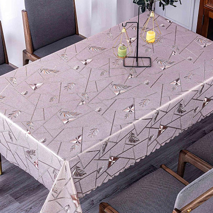 Клеенка Silvano, Металлик, 1.37х20 м, ПВХ на тканевой основе, GY-7153B