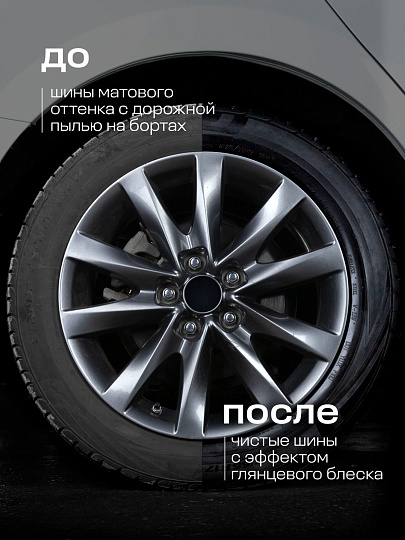 Чернитель шин Grass, Black rubbe, 600 мл, 110384