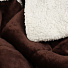 Текстиль для спальни евро, 240х260 см, 2 наволочки 50х70 см, 100% полиэстер, Silvano, Пудинг, коричневые - фото 3