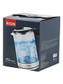 Чайник электрический Rion, CX-K311-18, 1.5 л, 1500 Вт, скрытый нагревательный элемент, стекло, пластик - фото 6