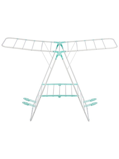 Сушилка для белья напольная, 12 м, 133х50х92 см, складная, 18 кг, бабочка, металл, CD-03, 109603