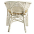 Мебель садовая Пеланги, белая, стол, 58 см, 2 кресла, 1 диван, подушка бежевая, 95 кг, 02/15 White - фото 3