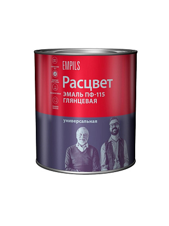 Эмаль Расцвет, ПФ-115, глянцевая, зеленая, 2.7 кг