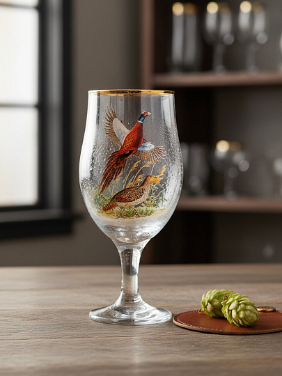 Бокал для пива, 625 мл, стекло, Декостек, Трофейная охота, 604/1-ДЗ4