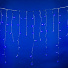 Бахрома светодиодная 195, 12 м, Uniel, свет синий, с эффектом мерцания, на улице/в помещении, сетевая, UL-00010882 - фото 6