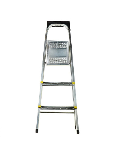 Стремянка 1 секция, 3 ступени, металл, 0.65 м, 150 кг, Amigo, ЛС1003