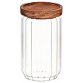 Банка для сыпучих продуктов, стекло, 0.65 л, 9х15 см, с крышкой, Y4-6545
