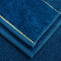 Полотенце банное 50х90 см, 100% хлопок, 500 г/м2, Оксфорд, синее, Узбекистан, 32165090 - фото 5