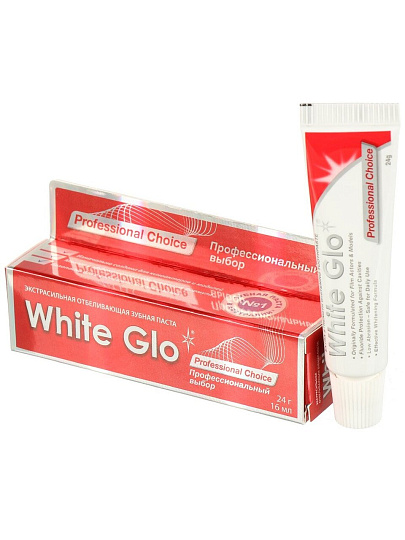 Зубная паста White Glo, Отбеливающая профессиональный выбор, 24 г