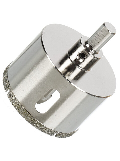 Коронка алмазная, по керамограниту и керамике, Rennbohr, Alpha, диаметр 60 мм, с центрирующим сверлом, 676260