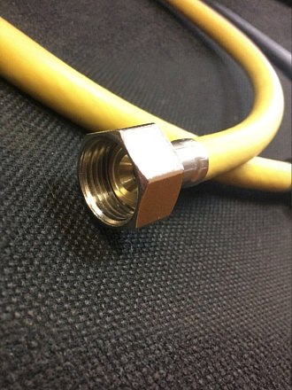 Подводка для газа 1/2''х1 м, г-ш, ПВХ, ELKA