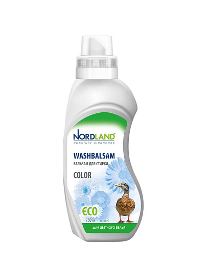 Бальзам для стирки Nordland, 0.75 л, для цветного белья