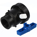 ПНД кран 1 1/4&amp;quot;-1&amp;quot;, внутренняя/внутренняя, шаровой, Valfex - фото 2