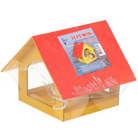 Кормушка для птиц Комплект-Агро, Теремок, дерево