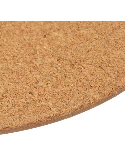 Подставка под горячее, пробка, круглая, 18 см, клетка, Daniks, Y4-9613