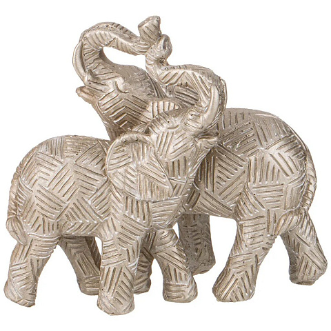 Фигурка декоративная полистоун, Слон, 11.5х6х4 см, Lefard, 162-980