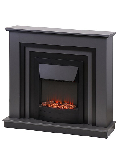 Электрокамин Bronx, Spark, графит с черным, Spark, эксклюзив, сборный портал