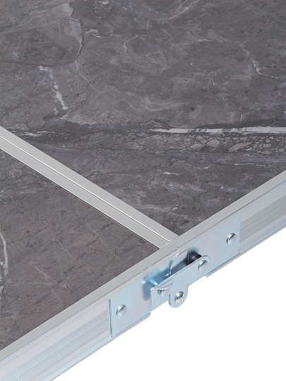 Стол складной 150х60х70 см, прямоугольный, металл, столешница МДФ, графит