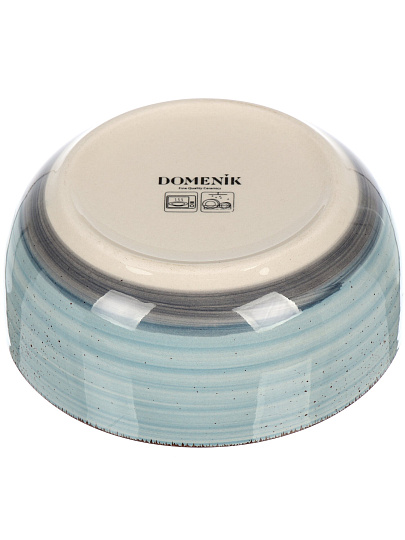 Салатник керамика, круглый, 14.5х7.5 см, Mood, Domenik, DMD274, дымчато-голубой