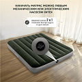 Матрас надувной Intex, 191х137х25 см, 64762, насос встроенный, ножной, флокированный, 272 кг - фото 8