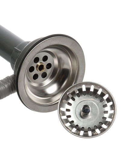 Сифон для мойки, 3&quot; 1/2, 40х40/50, пер прям, Aqwin, YT-CBC-027