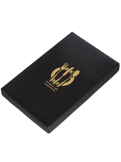 Набор столовых приборов нержавеющая сталь, 4 предмета, подарочная упаковка, Y6-10267