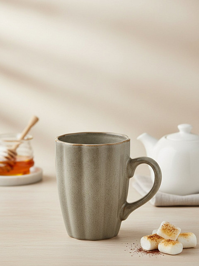 Кружка керамика, 360 мл, Зефирка, 8Х10.5 см, Y4-11313, в ассортименте