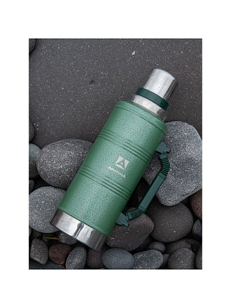 Термос нержавеющая сталь, 2.2 л, узкая горловина, Арктика, колба нержавеющая сталь, 106-2200 зеленый