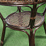 Мебель садовая Флоренция Мини, бежево-шоколадная, стол, 80.5х81х76 см, 2 кресла, подушка шоколадная, 110 кг, IND07WG - фото 12