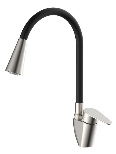 Смеситель для кухни, Potato, гибкий излив, с картриджем, P59310S-6