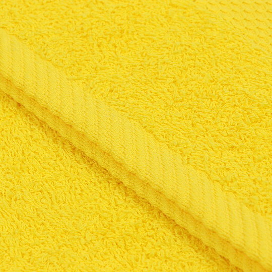 Полотенце банное 70х140 см, 100% хлопок, 380 г/м2, Грация, Barkas, желтое, Узбекистан