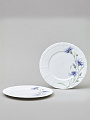 Набор тарелок закусочный, фарфор, 2 шт, 20.5 см, круглый, Васильки, Lefard, 760-830