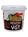 Краска водно-дисперсионная, VGT, акриловая, фасадная, матовая, белоснежная, 1.5 кг - фото 4