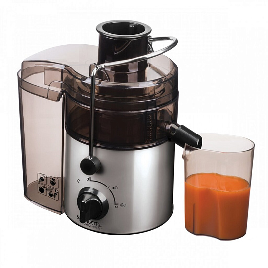 Соковыжималка электрическая Scarlett, SC-JE50S18, 800 Вт, 0.6 л, 2 скорости, 1 л, центробежная