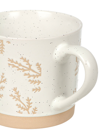 Кружка керамика, 400 мл, Эко ботаника, Y4-11305, в ассортименте