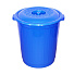 Бак для мусора пластик, 50 л, с крышкой, 46х46х48 см, в ассортименте, Милих, 01050 - фото 5