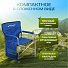 Кресло складное 49х55х82 см, синее, ткань водоотталкивающая, с карманом, 120 кг, Nika, КС2/С - фото 4