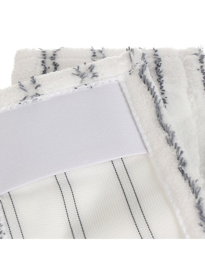 Насадка для швабры микрофибра, 43х13 см, плоская, прямоугольная, серая, Homver, Attack, 231202900/00