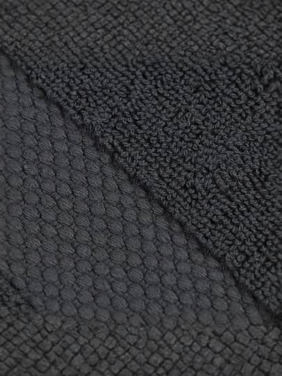 Полотенце банное 100х180 см, 100% хлопок, 500 г/м2, Spa, Barkas, темно-серое, Узбекистан, AI-3105024