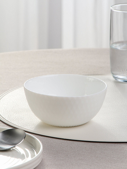 Салатник стеклокерамика, круглый, 12.5х5.8 см, 350 мл, Даймонд, МФК, ZSW50