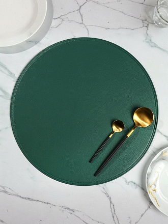 Набор салфеток полимер, 38х38 см, круглый, 4 шт, МП, Y4-6990