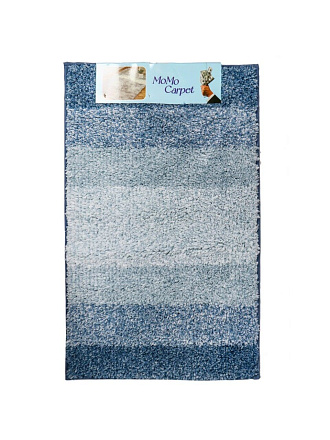 Коврик для ванной, 0.5х0.8 м, полиэстер, Y822-041, полоски яркие