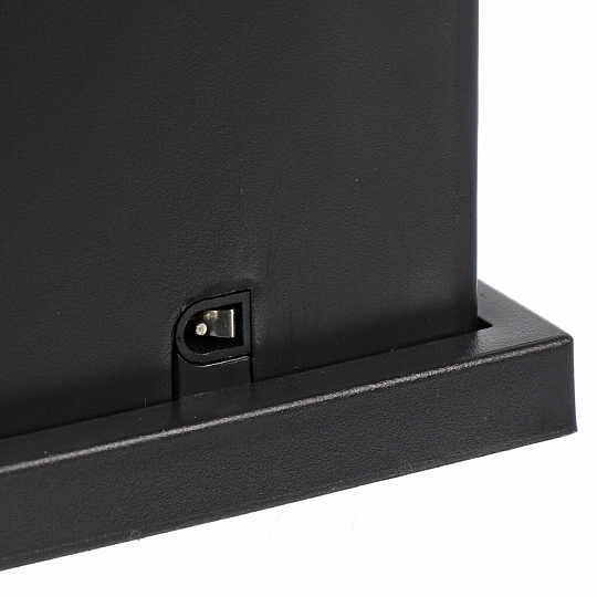 Фонарь декоративный 30х33х13 см, USB шнур, АА 3шт, пластик, стекло, Камин, M120018