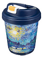 Термостакан пластик, 0.3 л, Бытпласт, Phibo Лунная ночь, с клапаном, с декором, синий, 435259917 - фото 5