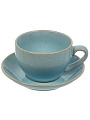 Чайная пара керам, голубой, 300мл, блюдце 15см, Небо, B060903 - фото 3