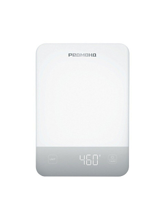 Весы кухонные электронные, стекло, Редмонд, SK1800, платформа, точность 1 г, до 10 кг, белые