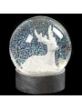 Фигурка декоративная Шар водяной со снегом Олень, 10х10х11.5 см, белая, Y4-4236 - фото 2