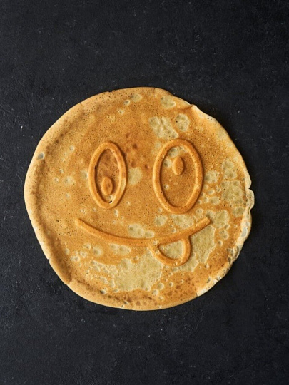 Блинница алюминий, 22 см, антипригарное покрытие, Нева Металл Посуда, Веселая смайл, 6222в, бакелитовая ручка